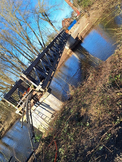 Brücke vor Rückbau